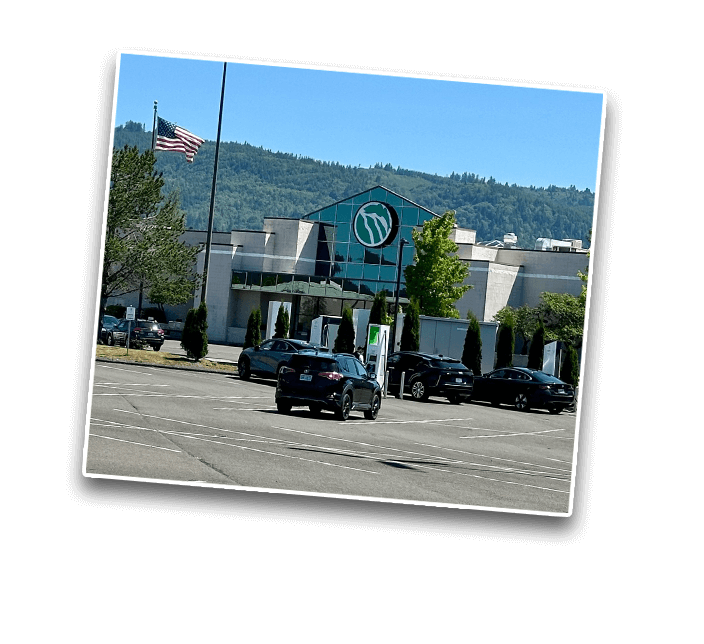 The exterior of the Three Rivers Crossing building in Kelso, WA The exterior of the Three Rivers Crossing building in Kelso, WA